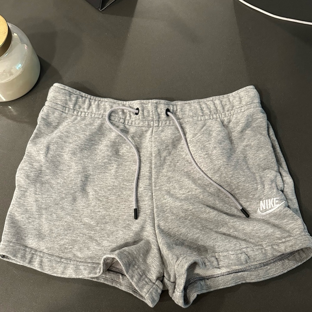 Grey Nike Midrise Shorts Size Small